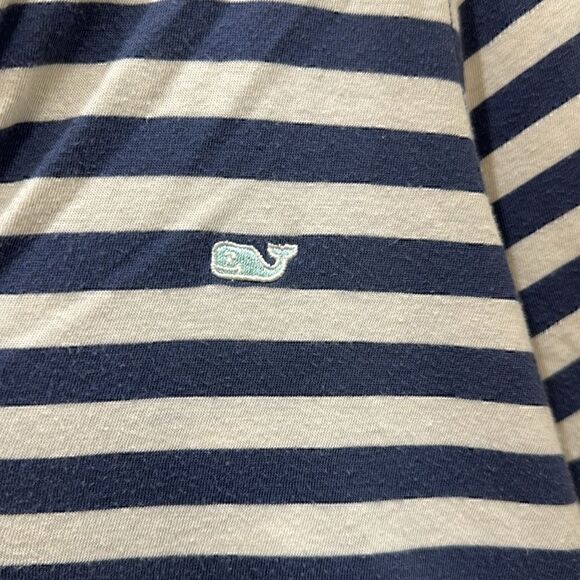 Vineyard  Vines Lightweight Hoodie Blue Stripes Size Small - Picture 8 of 9